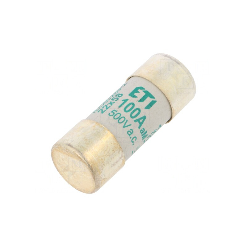 Siguranță Cilindrică Industrială 100A 500VAC | Electronic-mag.ro | Componente Electronice
