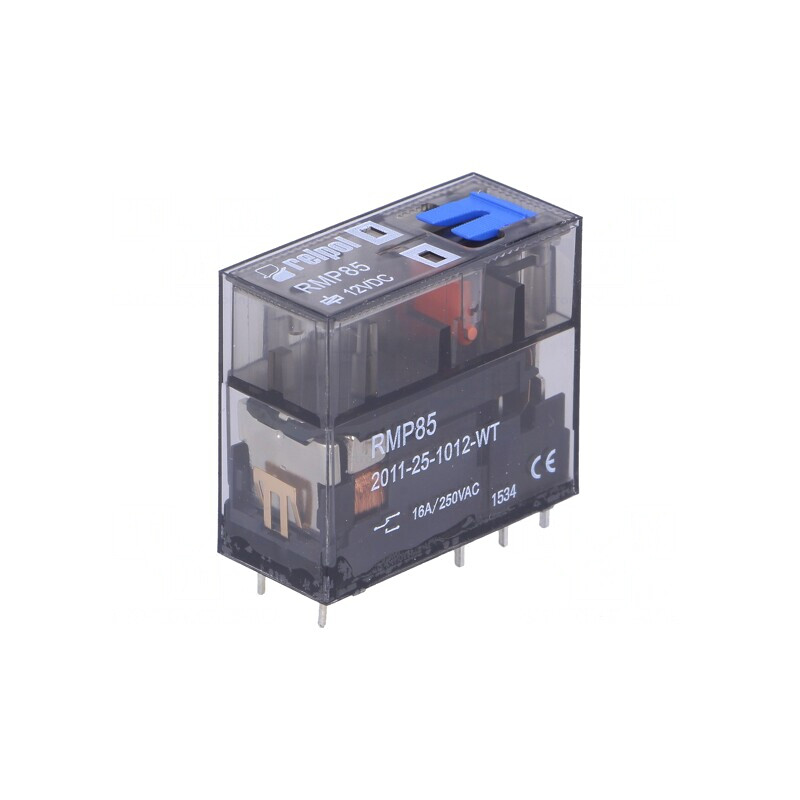 Releu electromagnetic SPDT 12VDC 16A PCB | Electronic-mag.ro | Componente Electronice