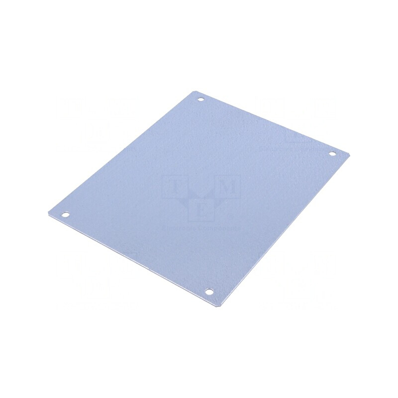 Placă de montare oțel zincat 141mm x 174mm | Electronic-mag.ro | Componente Electronice