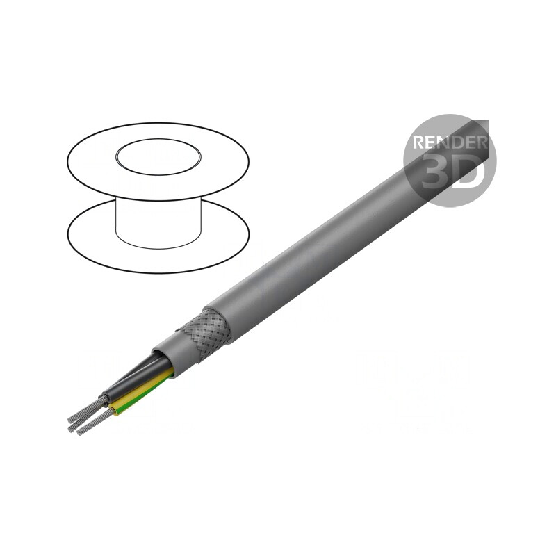 Cablu ÖLFLEX® 440 CP 3G0,5mm2 PUR Cupru Cositorit | Electronic-mag.ro | Componente Electronice