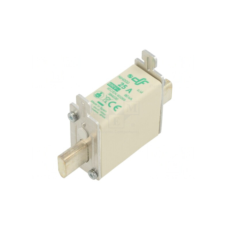 Siguranță NH000 25A 690VAC | Electronic-mag.ro | Componente Electronice