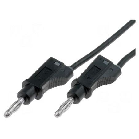Cablu de măsurare 70VDC 33VAC 20A 4mm negru | Electronic-mag.ro | Componente Electronice
