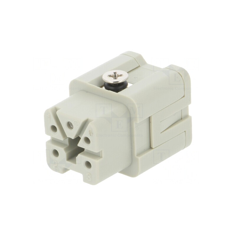 Conector HDC Inserturi Contact Mamă 5 4 PE 10A | Electronic-mag.ro | Componente Electronice