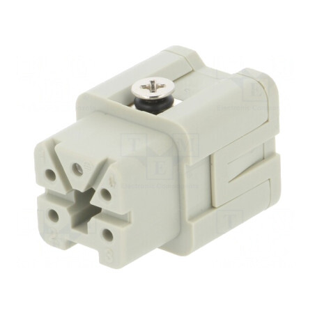 Conector HDC Inserturi Contact Mamă 5 4 PE 10A | Electronic-mag.ro | Componente Electronice