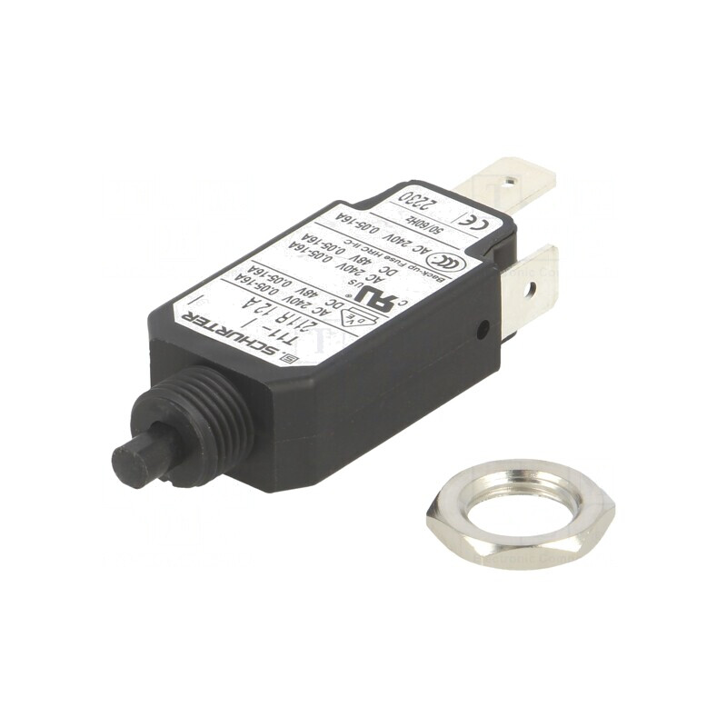 Întrerupător de Supracurent 12A SPST 240VAC/48VDC | Electronic-mag.ro | Componente Electronice