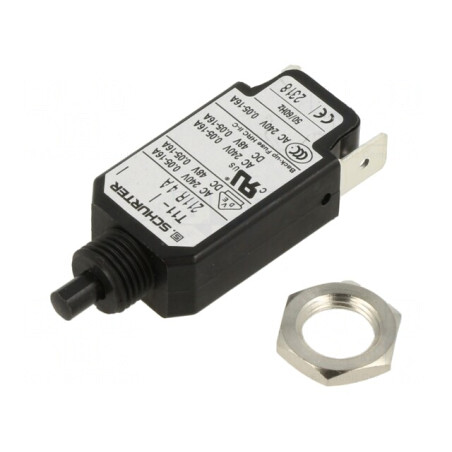 Întrerupător de Supracurent 240VAC 48VDC 4A SPST 1 Pol | Electronic-mag.ro | Componente Electronice