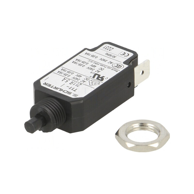 Întrerupător de Supracurent 240VAC 48VDC 5A SPST Poli 1 | Electronic-mag.ro | Componente Electronice