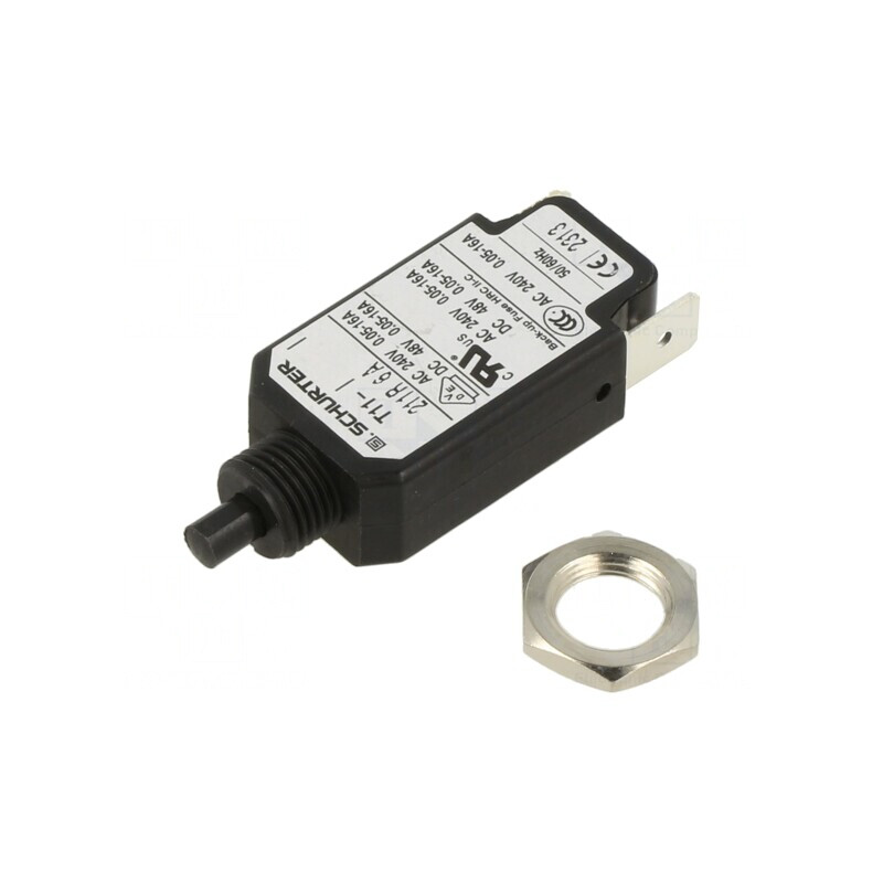 Întrerupător de Supracurent 240VAC 48VDC 6A SPST 1 Pol | Electronic-mag.ro | Componente Electronice