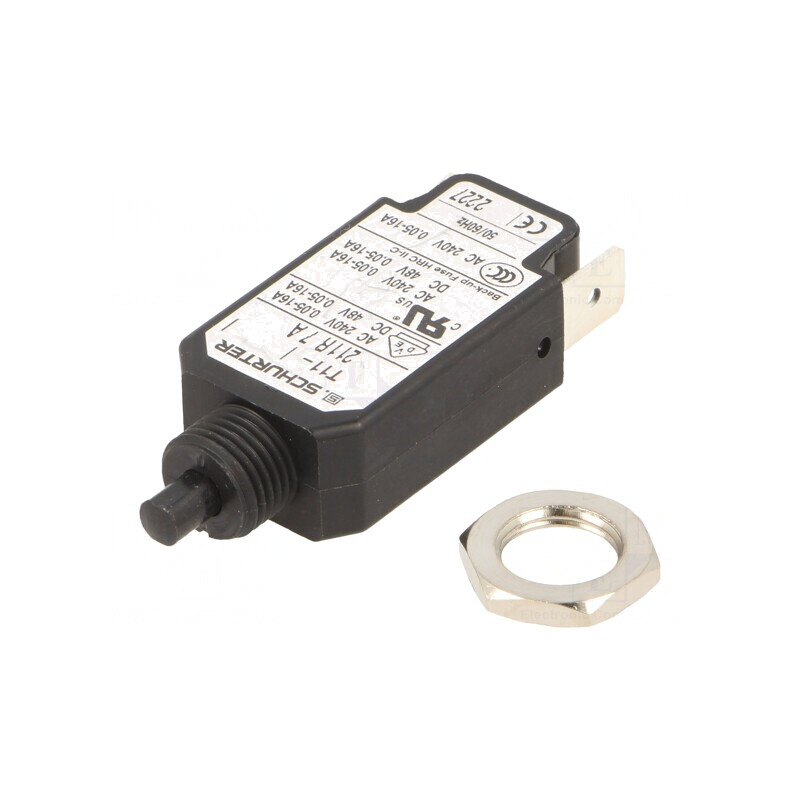 Întrerupător de Supracurent 240VAC 48VDC 7A SPST 1 Pol | Electronic-mag.ro | Componente Electronice