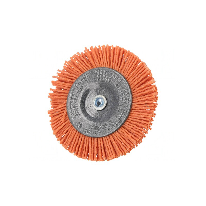Perie Disc 75mm Hexagonal 1/4" | Electronic-mag.ro | Componente Electronice