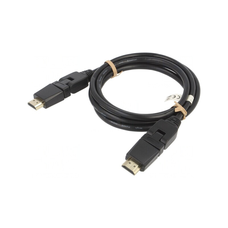 Cablu HDMI 2.0 HDCP 2.2 PVC 3m Negru | Electronic-mag.ro | Componente Electronice