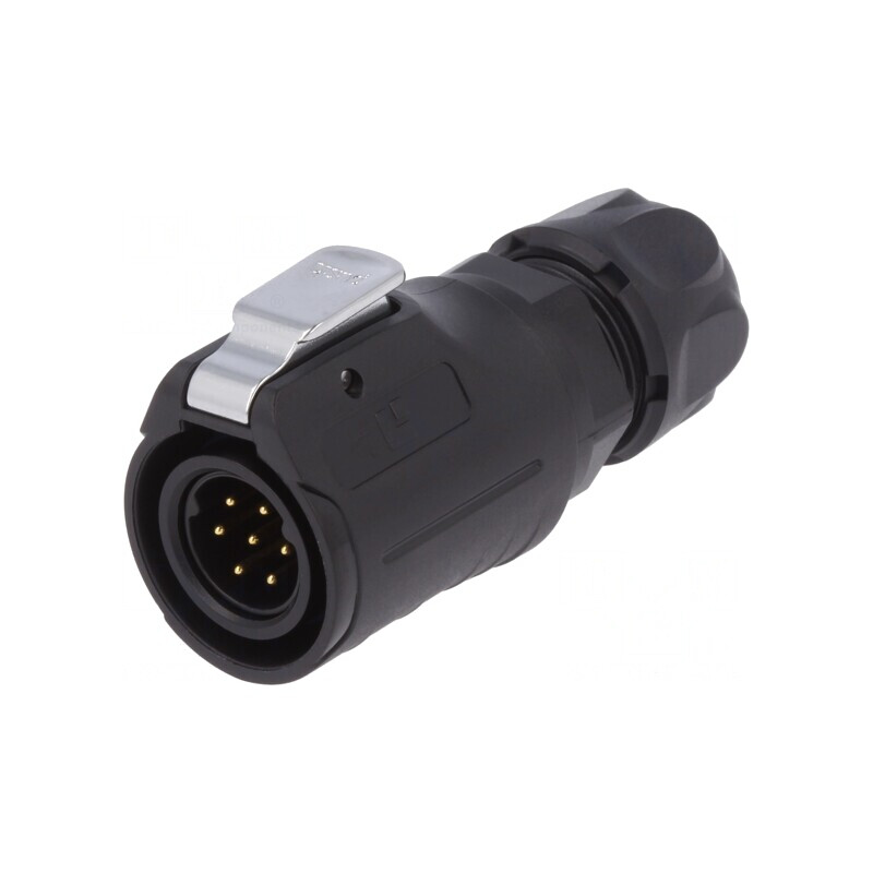 Mufă Circulară 16mm 7 Pin Aurit 5A | Electronic-mag.ro | Componente Electronice