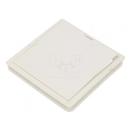 Compartiment baterii alb 69mm x 68,5mm | Electronic-mag.ro | Componente Electronice