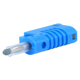 Mufă Banană 4mm Albastră | Electronic-mag.ro | Componente Electronice