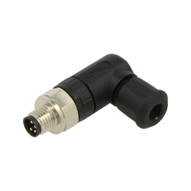 Conector M8 4-PIN 90° IP67 pe Cablu | Electronic-mag.ro | Componente Electronice