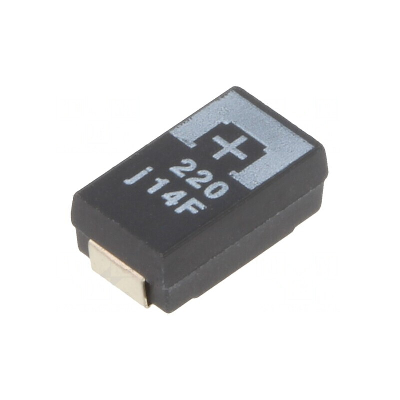 Condensator tantal-polimer 220uF 6,3V SMD | Electronic-mag.ro | Componente Electronice