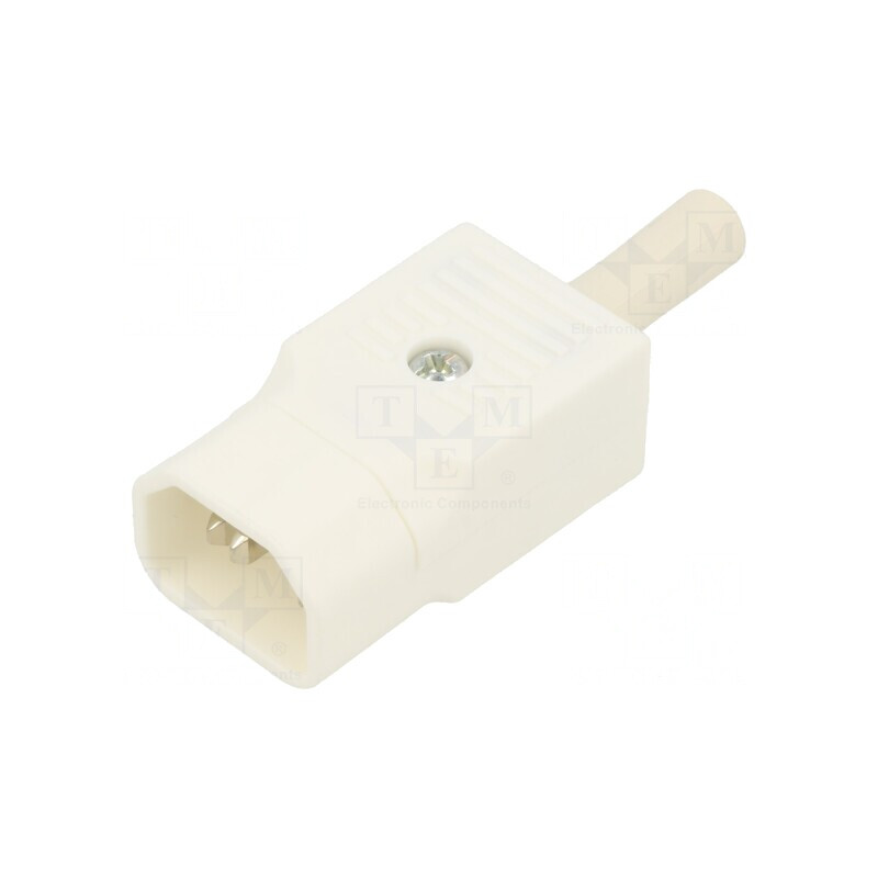 Conector Alimentare AC Tată C14 10A 250V Pe Cablu | Electronic-mag.ro | Componente Electronice