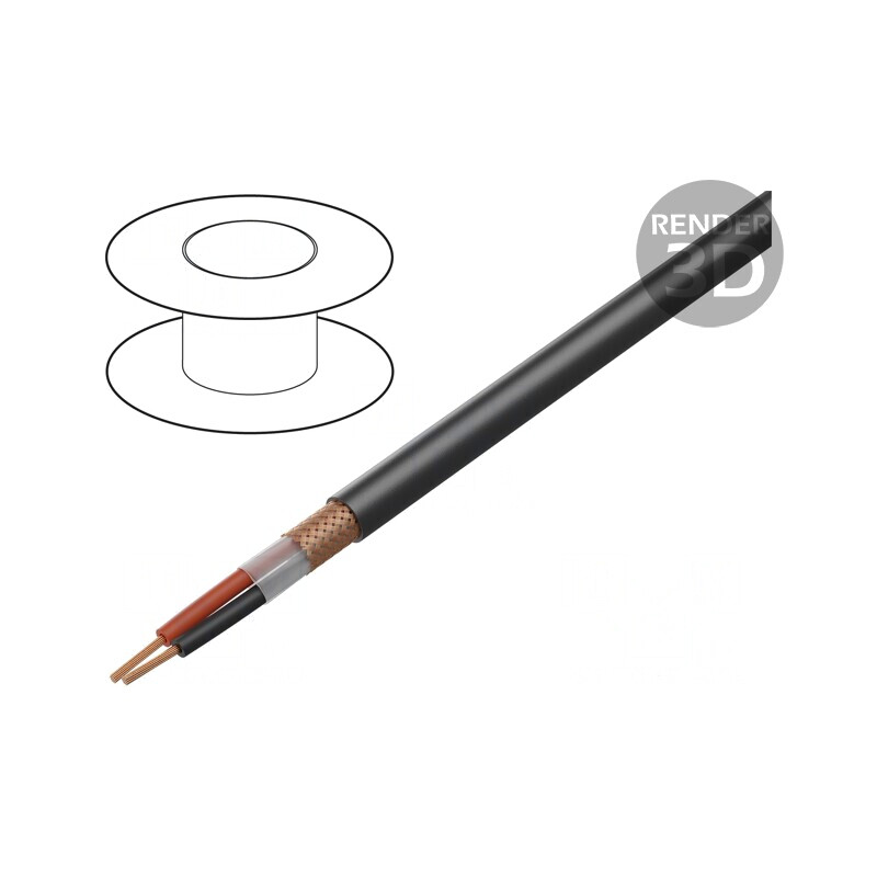 Cablu Difuzor 2x4mm² Litat OFC Negru PVC FirestoP® | Electronic-mag.ro | Componente Electronice