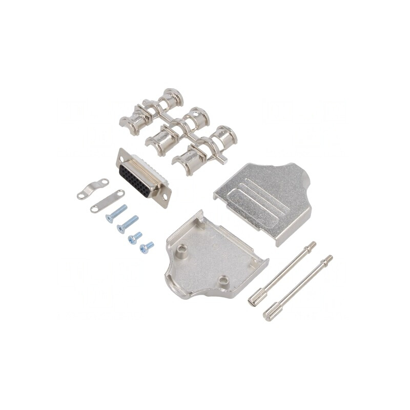 D-Sub HD 26-Pin Mufă Mamă Lipire Neagră | Electronic-mag.ro | Componente Electronice