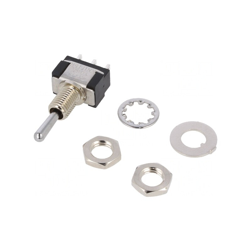 Comutator basculant 3 poziții ON-OFF-ON 6A 125V 6V | Electronic-mag.ro | Componente Electronice