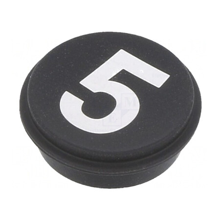 Tastă Rotundă Neagră Ø21mm | Electronic-mag.ro | Componente Electronice