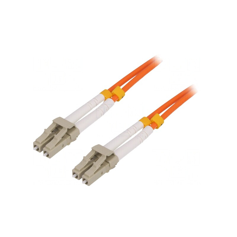 Patch cord fibră optică OM2 LC/UPC 3m LSZH | Electronic-mag.ro | Componente Electronice
