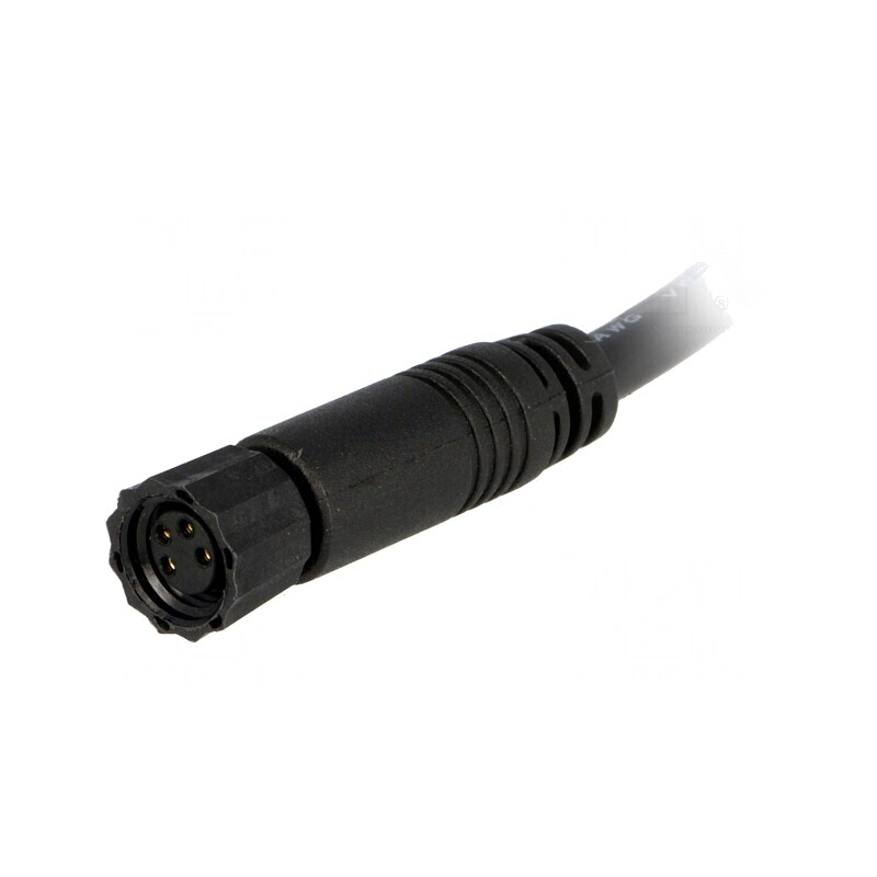 Conector M8 1m Mamă 4 PIN Drept cu Cabluri Mufă | Electronic-mag.ro | Componente Electronice