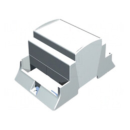 Carcasă DIN Gri 110x71.3x62mm 4 Module | Electronic-mag.ro | Componente Electronice
