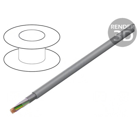 Cablu Ecranat PVC 16x0,5mm2 Cupru Cositorit | Electronic-mag.ro | Componente Electronice