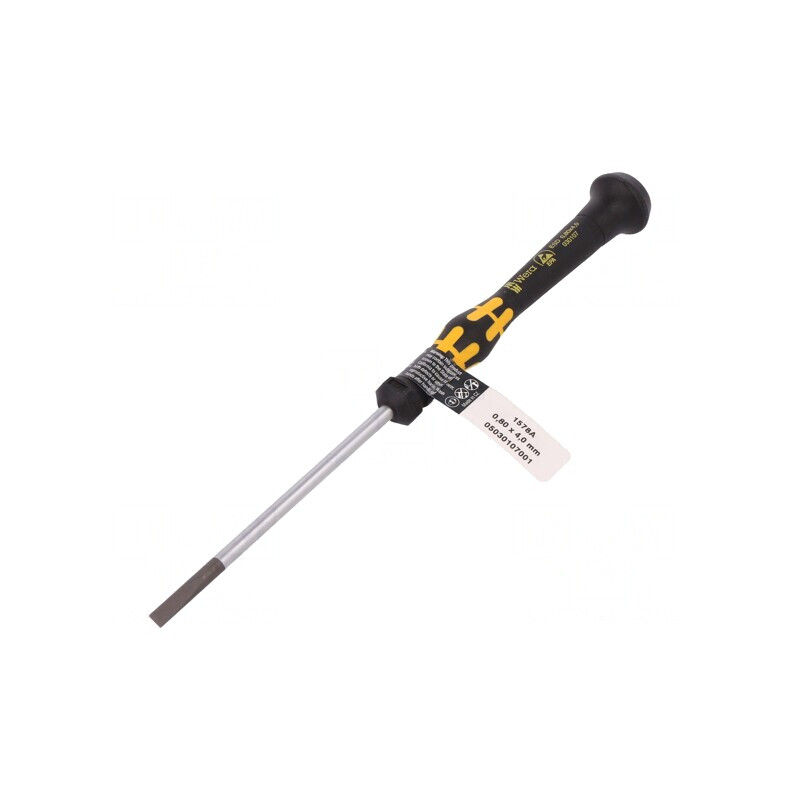 Șurubelniță Precizie Plată 4,0x0,8mm ESD Lamă 80mm | Electronic-mag.ro | Componente Electronice