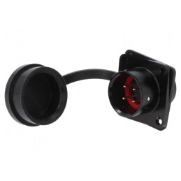 Soclu SA16 4 PIN IP67 5A 500V Lipire | Electronic-mag.ro | Componente Electronice