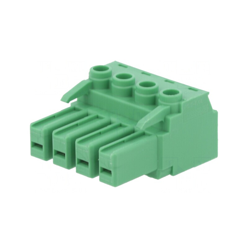Regletă de Conexiuni Deconectabilă 4 Piste 7,62mm Drept Mufă | Electronic-mag.ro | Componente Electronice