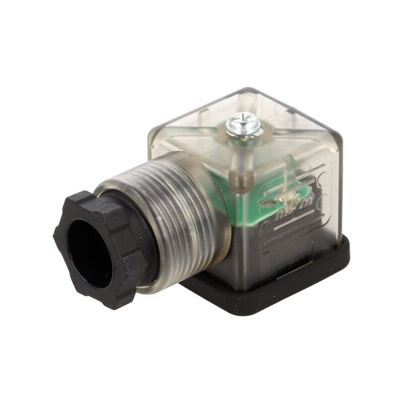 Conector cu Valvă și LED 18mm 3-PIN Mamă | Electronic-mag.ro | Componente Electronice