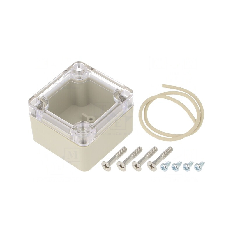 Carcasă universală ABS bej IP65 Ritec 50x52x35mm | Electronic-mag.ro | Componente Electronice