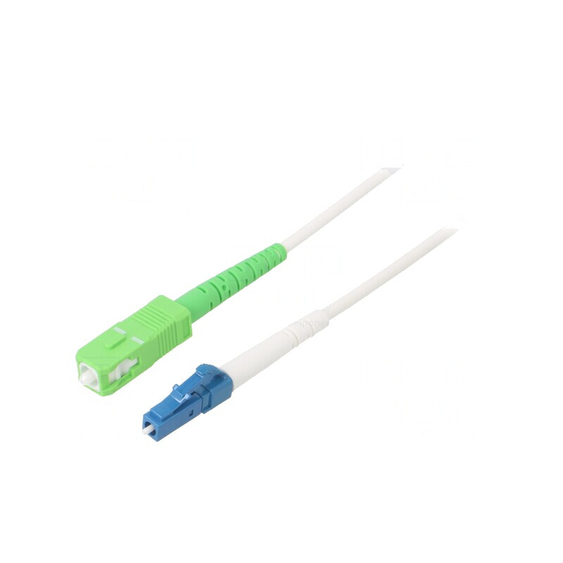 Patch Cord Fibră Optică OS2 LC/UPC-SC/APC 15m Alb | Electronic-mag.ro | Componente Electronice Patch Cord Fibră Optică OS2 LC/UPC-SC/APC 15m Alb | Electronic-mag.ro | Componente Electronice