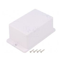 Carcasă Universală ABS Albă 70.6x105x50.5mm | Electronic-mag.ro | Componente Electronice