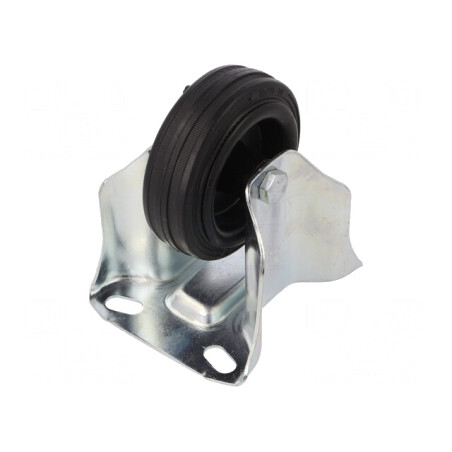 Roată de transport rigidă 80mm 50kg | Electronic-mag.ro | Componente Electronice