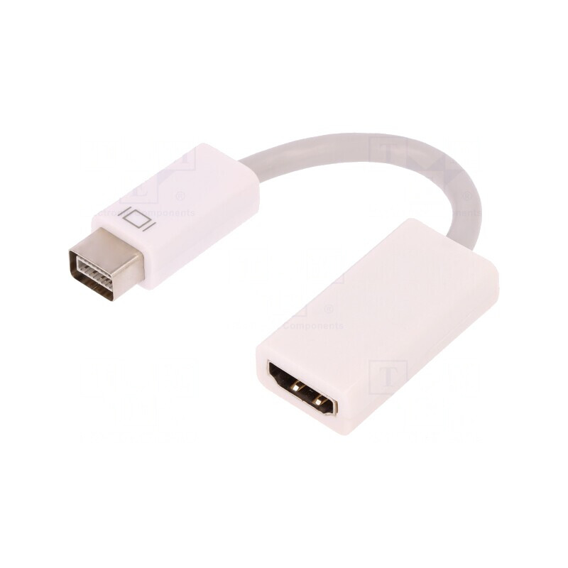 Adaptor DVI Mini la HDMI 150mm Alb | Electronic-mag.ro | Componente Electronice