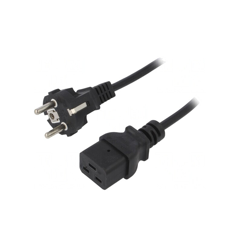 Cablu Schuko 3x1mm2, 1,8m, IEC C19 | Electronic-mag.ro | Componente Electronice