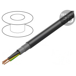 Cablu Ecranat JZ-600 HMH-C 3G2,5mm2 Cupru Cositorit | Electronic-mag.ro | Componente Electronice