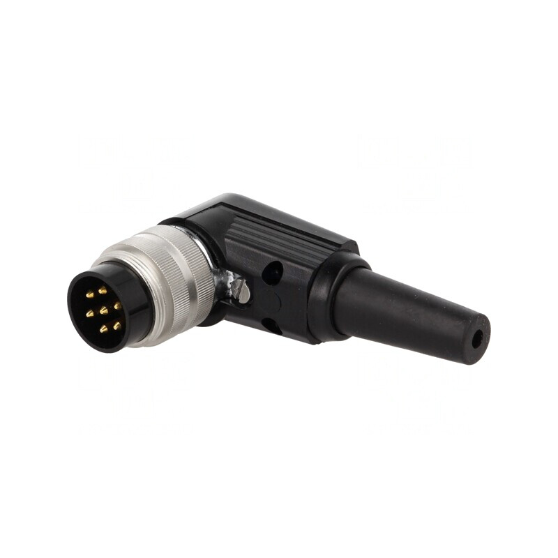 Conector M16 Mufă Tată Lipire pe Cablu 7 Pin 5A 250V IP40 | Electronic-mag.ro | Componente Electronice