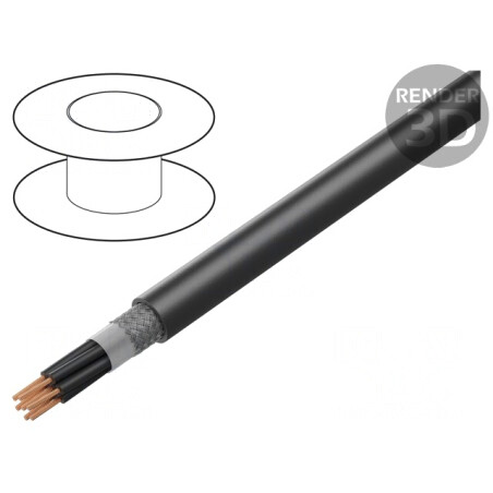 Cablu ÖLFLEX ROBUST 215C 7x0.75mm2 Negru 300V/500V | Electronic-mag.ro | Componente Electronice