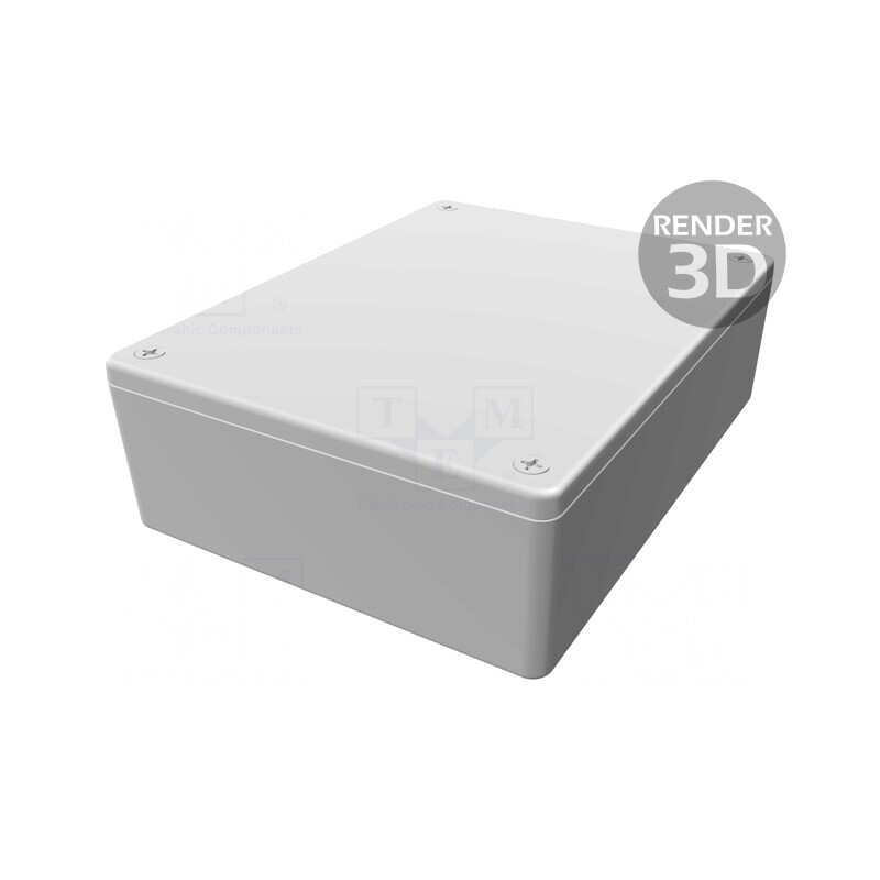 Carcasă universală ABS gri IP54 94x121x38mm | Electronic-mag.ro | Componente Electronice