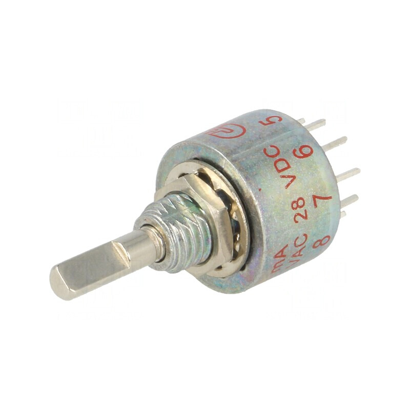 Comutator Rotativ 10 Poz 0.25A 125VAC 28VDC | Electronic-mag.ro | Componente Electronice