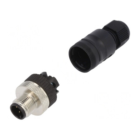 Mufă M12 4 PIN DeviceNet/CANopen IP67 | Electronic-mag.ro | Componente Electronice