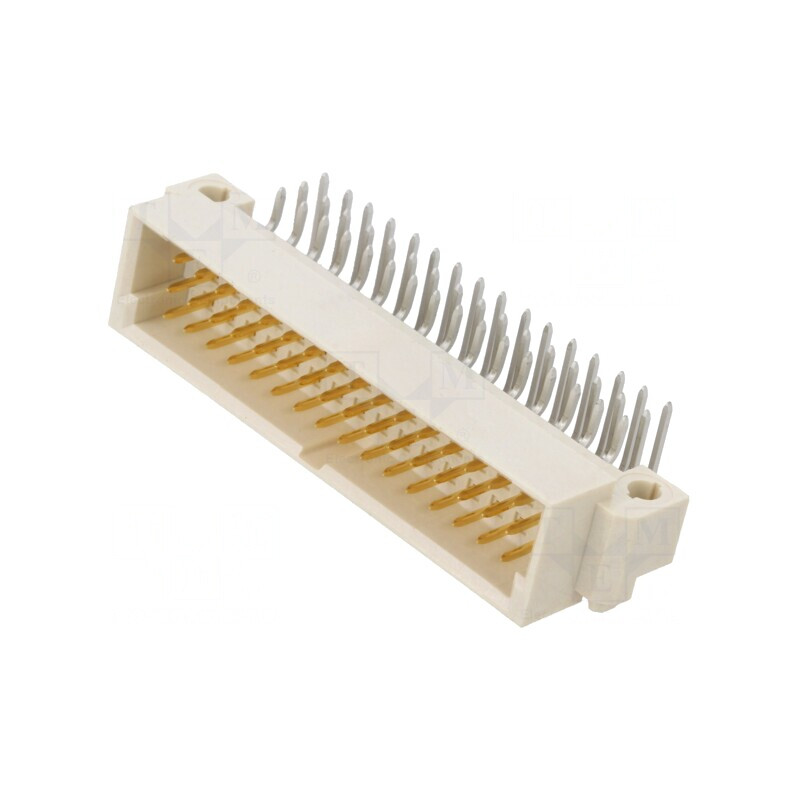 Conector DIN 41612 2C tată 48 PIN THT 90° | Electronic-mag.ro | Componente Electronice