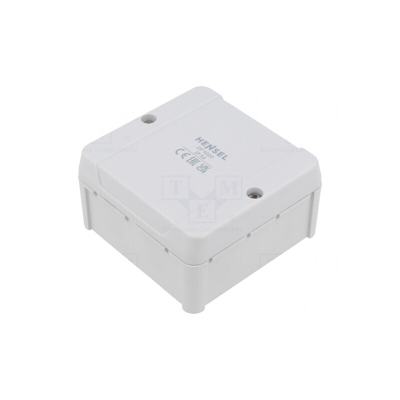 Cutie de conexiuni IP54 gri 88x88x49mm | Electronic-mag.ro | Componente Electronice