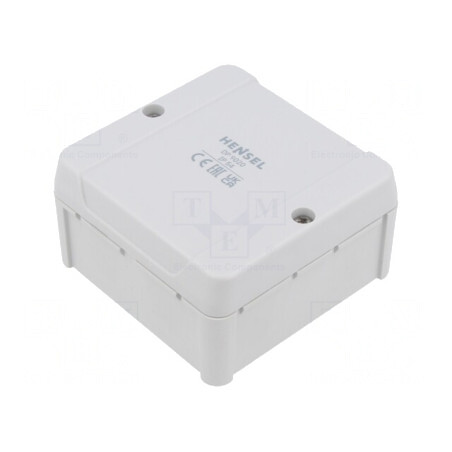 Cutie de conexiuni IP54 gri 88x88x49mm | Electronic-mag.ro | Componente Electronice