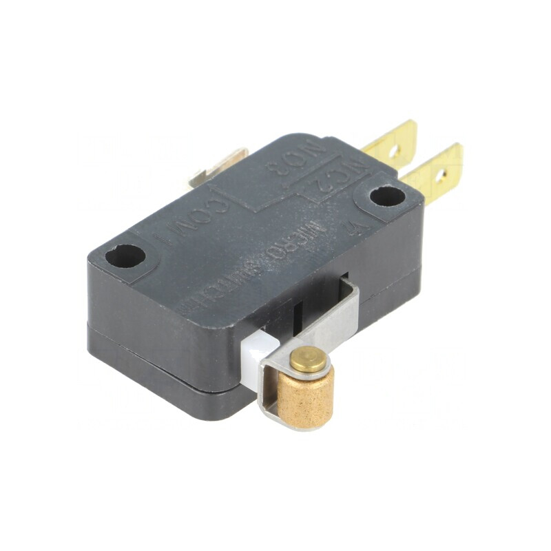 Microîntrerupător SNAP ACTION 15A 250VAC cu rolă SPDT | Electronic-mag.ro | Componente Electronice