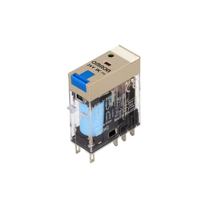 Releu Electromagnetic DPDT 24V DC 5A | Electronic-mag.ro | Componente Electronice